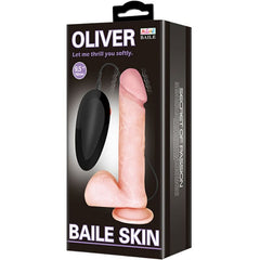 BAILE - OLIVER REALISTIC DILDO WITH VIBRATION - 53Xshop