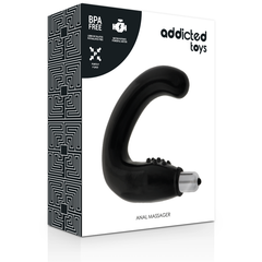ADDICTED TOYS - ANAL MASSAGER BLACK - 53Xshop