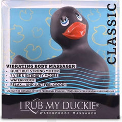 BIG TEASE TOYS - I RUB MY DUCKIE CLASSIC VIBRATING DUCK BLACK - 53Xshop