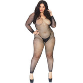 LEG AVENUE - CRYSTALIZED NET BODY STOCKING 1X-2X - 53Xshop