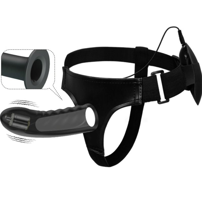 PRETTY LOVE - MARVIN STRAP ON WITH VIBRATION AND HOLLOW DILDO - 53Xshop