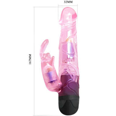 BAILE - GIVE YOU LOVER VIBRATOR WITH PINK RABBIT - 53Xshop