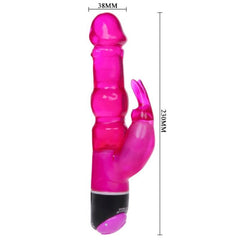 BAILE - WAVES OF PLEASURE FANTASY VIBRATOR WITH LILAC RABBIT 23 CM - 53Xshop
