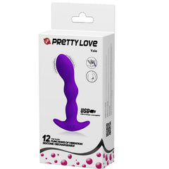 PRETTY LOVE - ANAL MASSAGER 12 LILAC VIBRATION MODES - 53Xshop