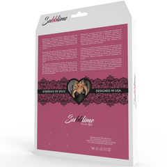 SUBBLIME - QUEEN PLUS SET SUJETADOR Y PANTIES CON LIGUERO - 53Xshop