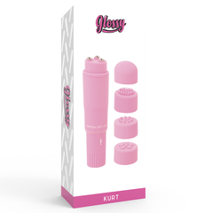 GLOSSY - KURT POCKET MASSAGER PINK - 53Xshop