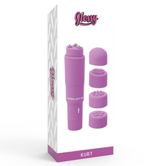 GLOSSY - KURT POCKET MASSAGER PURPLE - 53Xshop