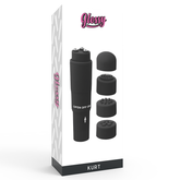 GLOSSY - KURT POCKET MASSAGER BLACK - 53Xshop