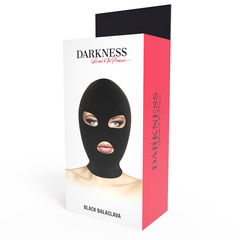 DARKNESS - BDSM SUBMISSION MASK MOUTH AND EYES BLACK - 53Xshop