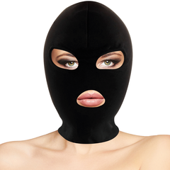 DARKNESS - BDSM SUBMISSION MASK MOUTH AND EYES BLACK - 53Xshop