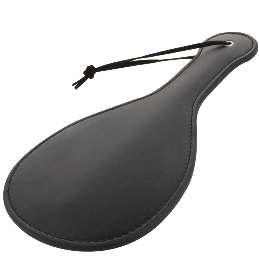 DARKNESS - ROUNDED BLACK FETISH PADDLE - 53Xshop
