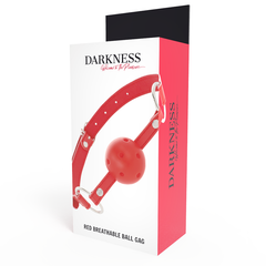 DARKNESS - RED BREATHABLE GAG - 53Xshop