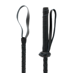 DARKNESS - LEATHER FETISH BDSM WHIP 60CM - 53Xshop