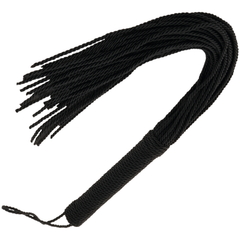 DARKNESS - BLACK BONDAGE WHIP 50CM - 53Xshop