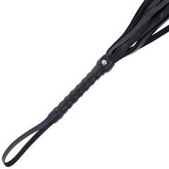DARKNESS - BLACK BONDAGE WHIP 45 CM - 53Xshop