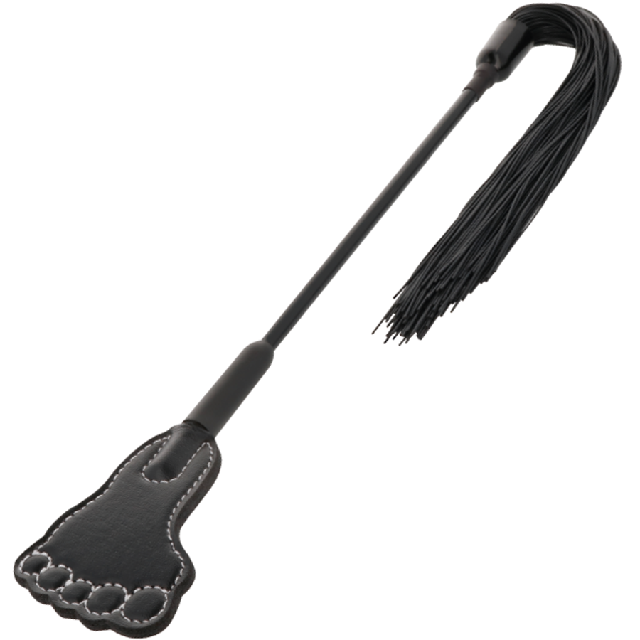DARKNESS - FETISH CROP AND BLACK WHIP - 53Xshop