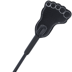 DARKNESS - FETISH CROP AND BLACK WHIP - 53Xshop