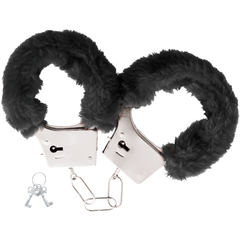 DARKNESS - BLACK LINED METAL HANDCUFFS - 53Xshop