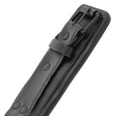 DARKNESS - ADJUSTABLE BLACK LEATHER HANDS HANDCUFFS - 53Xshop