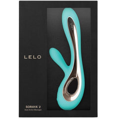 LELO - SORAYA 2 RABBIT AQUA GREEN VIBRATOR - 53Xshop