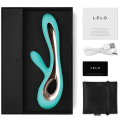 LELO - SORAYA 2 RABBIT AQUA GREEN VIBRATOR - 53Xshop