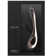 LELO - SORAYA 2 BLACK RABBIT VIBRATOR - 53Xshop