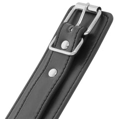 DARKNESS - BLACK ADJUSTABLE HANDCUFFS WITH DOUBLE REINFORCEMENT TAPE - 53Xshop