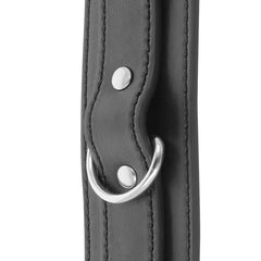 DARKNESS - BLACK ADJUSTABLE HANDCUFFS WITH DOUBLE REINFORCEMENT TAPE - 53Xshop