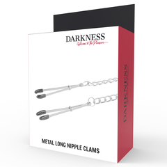 DARKNESS - ADJUSTABLE METAL NIPPLE Clamps - 53Xshop