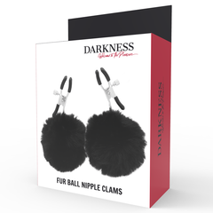 DARKNESS - NIPPLE CLAMPS WITH POM POMS 1 - 53Xshop