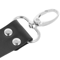 DARKNESS - LEATHER HANDCUFFS FOR FOOT AND HANDS BLACK - 53Xshop
