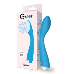 G-SPOT - GYLBERT TURQUOISE BLUE G-SPOT VIBRATOR - 53Xshop