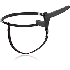 FETISH SUBMISSIVE HARNESS - BLACK DOUBLE PENETRATION - 53Xshop