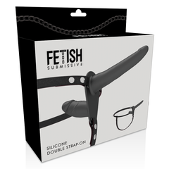 FETISH SUBMISSIVE HARNESS - BLACK DOUBLE PENETRATION - 53Xshop