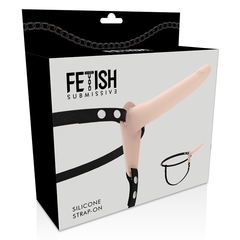 FETISH SUBMISSIVE HARNESS - FLESH SILICONE 15 CM - 53Xshop
