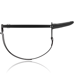 FETISH SUBMISSIVE HARNESS - BLACK SILICONE 15 CM - 53Xshop