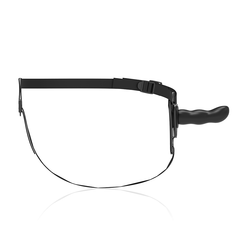 FETISH SUBMISSIVE HARNESS - BLACK SILICONE G-SPOT 16 CM - 53Xshop