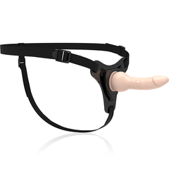 FETISH SUBMISSIVE HARNESS - FLESH REALISTIC SILICONE 16 CM - 53Xshop