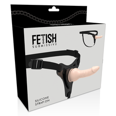 FETISH SUBMISSIVE HARNESS - FLESH REALISTIC SILICONE 16 CM - 53Xshop