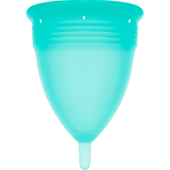 STERCUP - FDA SILICONE MENSTRUAL CUP AQUAMARINE - SIZE S - 53Xshop