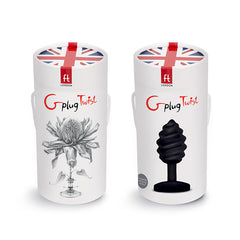 G-VIBE - GPLUG TWIST WITH VIBRATION BLACK - 53Xshop