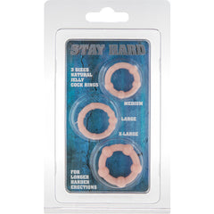 SEVEN CREATIONS - SET OF THREE SKIN PENIS RINGS - 53Xshop