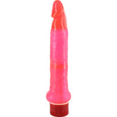 SEVEN CREATIONS - JELLY THIN PINK ANAL VIBRATOR - 53Xshop