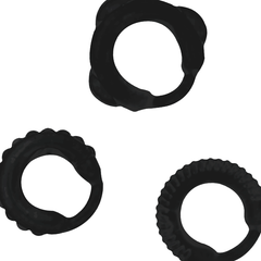 ADDICTED TOYS - C-RING SET BLACK - 53Xshop
