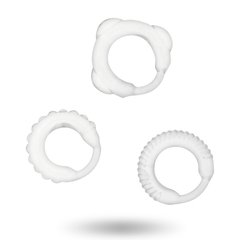 ADDICTED TOYS - C-RING SET CLEAR - 53Xshop