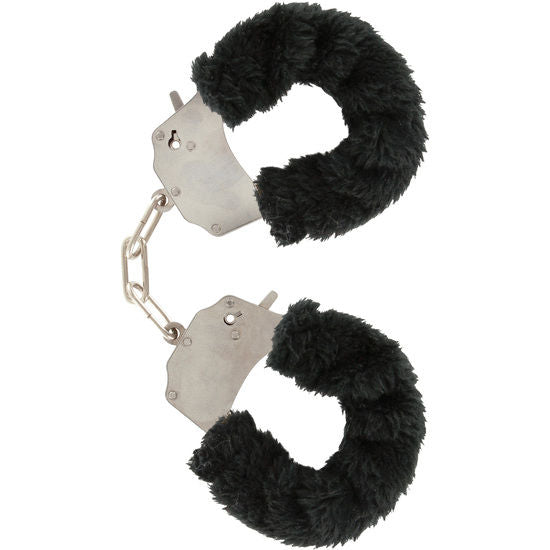 TOYJOY - FURRY FUN CUFFS BONDAGE BLACK - 53Xshop
