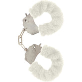 TOYJOY - FURRY FUN CUFFS BONDAGE WHITE - 53Xshop
