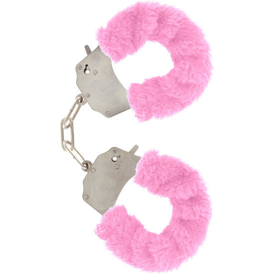 TOYJOY - FURRY FUN CUFFS BONDAGE PINK - 53Xshop