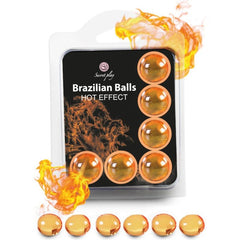 SECRETPLAY - SET 6 BRAZILIAN BALLS HEAT EFFECT - 53Xshop