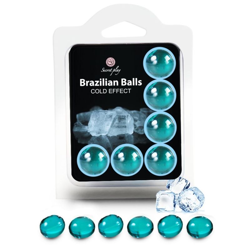 SECRETPLAY - SET 6 BRAZILIAN BALLS COLD EFFECT - 53Xshop